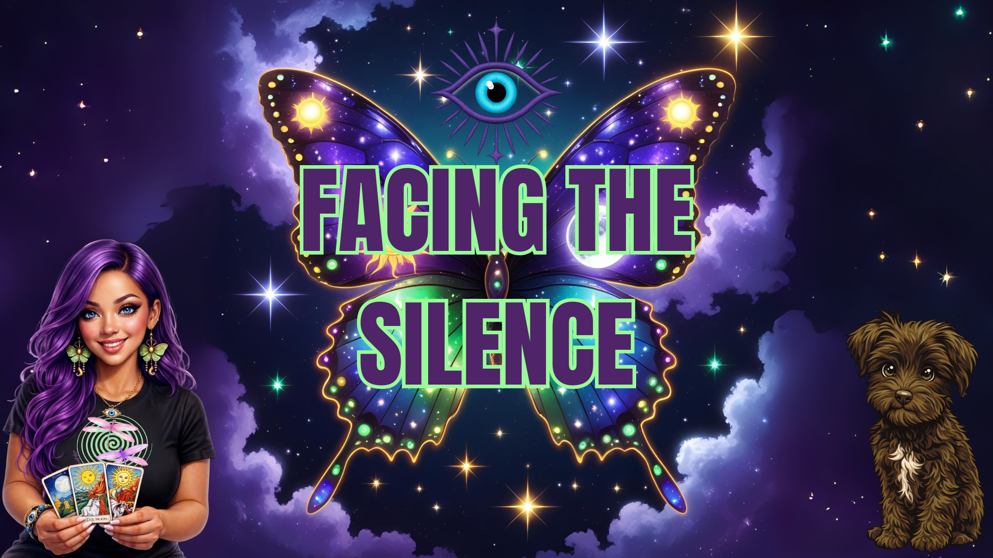 Becoming CarmaQuanTarot: Facing the Silence